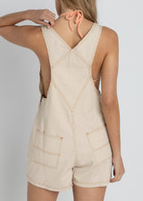Willa Stripe Short Overall