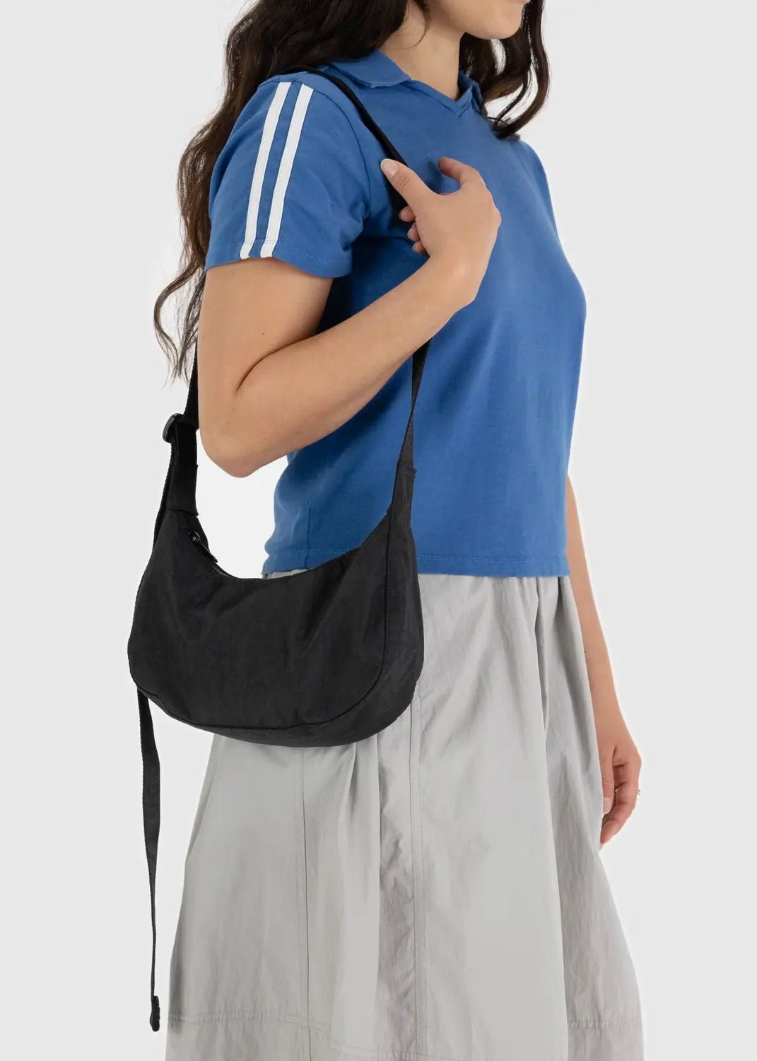 Small Nylon Crescent Bag