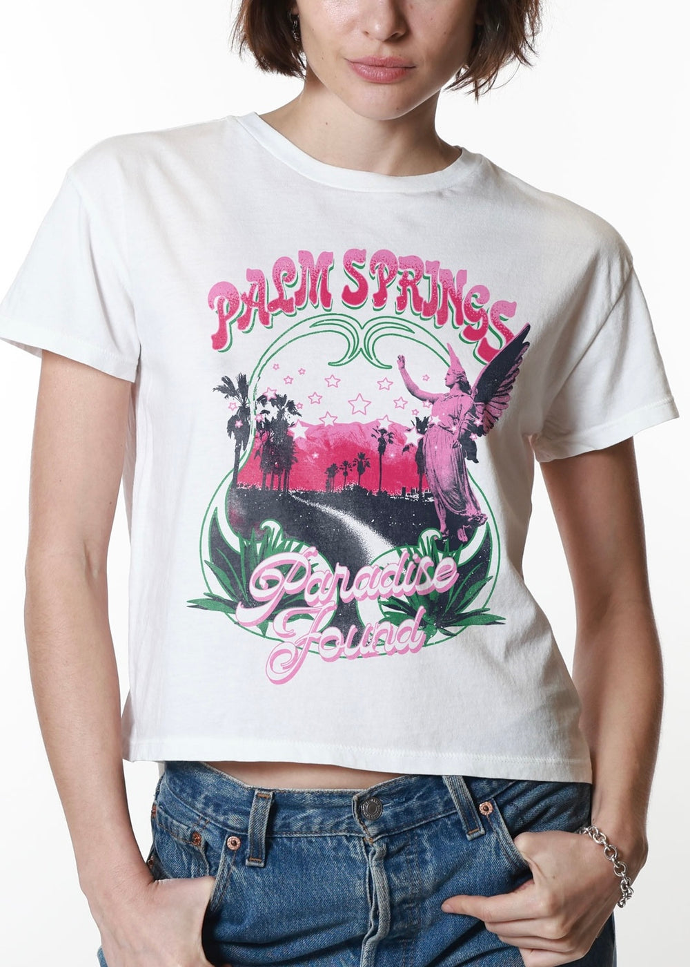Palm Spring Brand Palm Springs Classic Tee – Red Ribbon