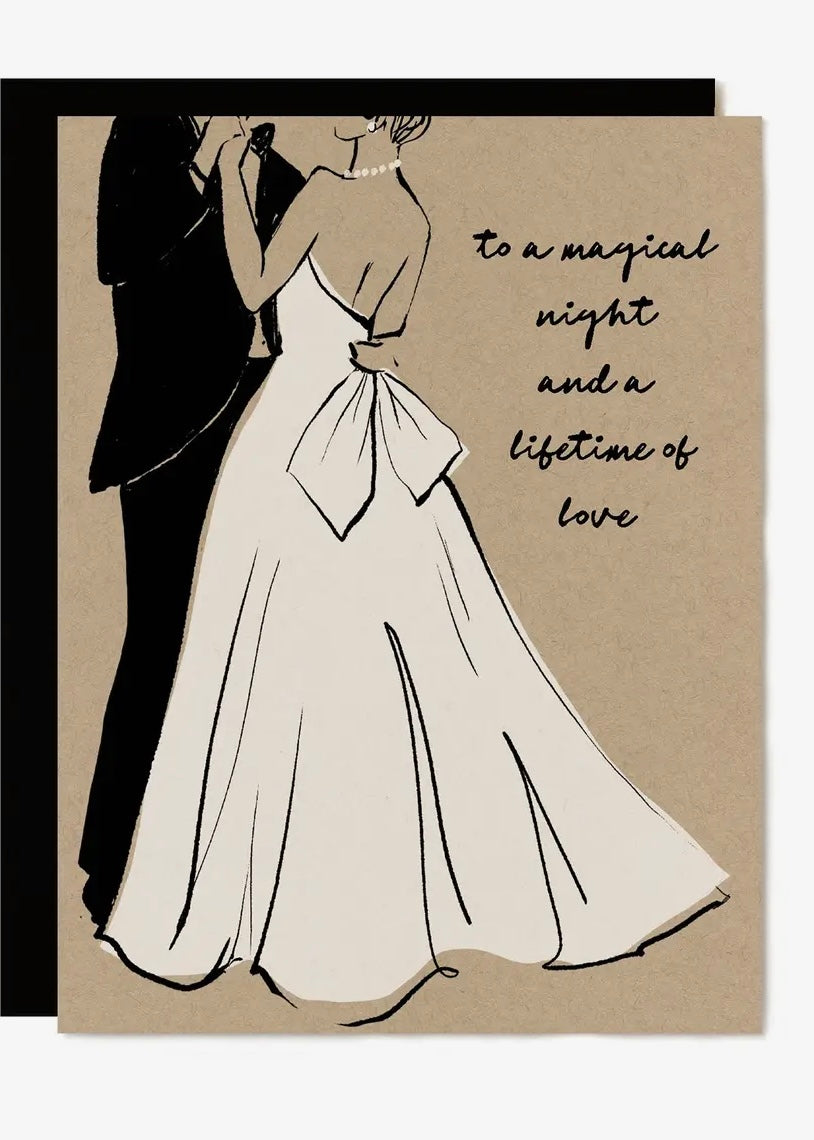 Magical Night Wedding Card