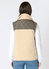 Mixed Fabric Vest