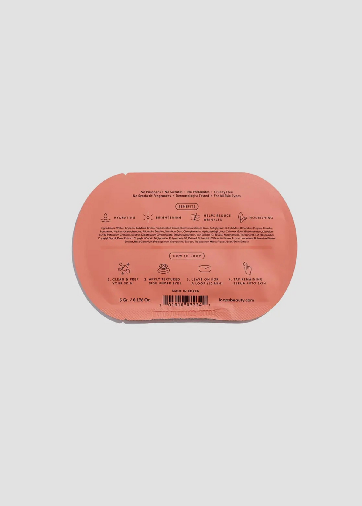 Under Eye Single Mask