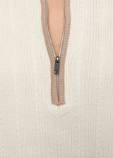 Outline Half Zip Sweater
