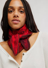 Carmen Knitted Triangle Scarf