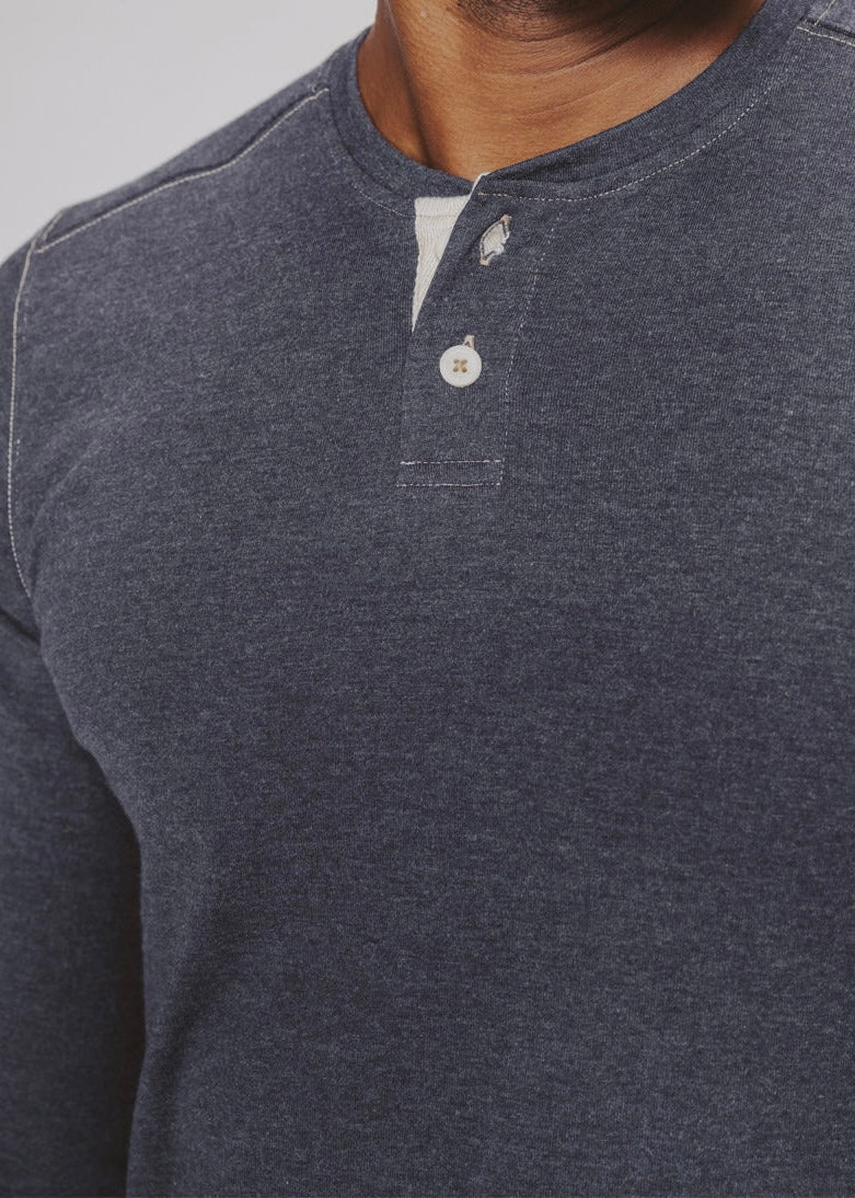 Puremeso Two Button Henley