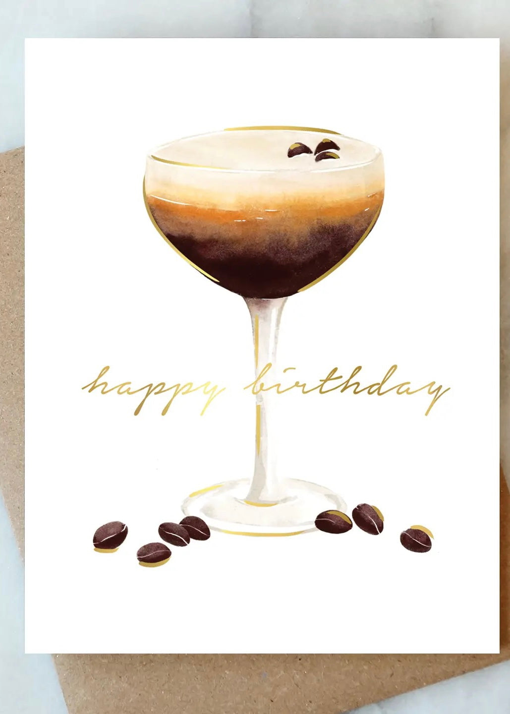 Espresso Martini Birthday Card