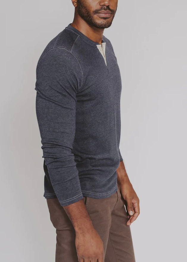 Puremeso Two Button Henley