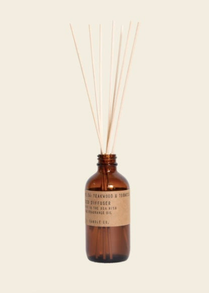 Teakwood & Tobacco Reed Diffuser - 4oz