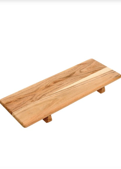 Wooden Footed Chef's Board - Small & Medium