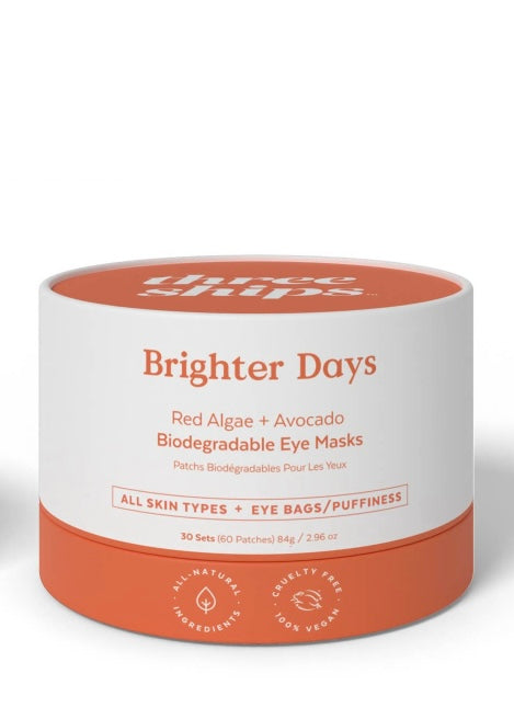 Brighter Days Red Algae + Avocado Biodegradable Eye Mask
