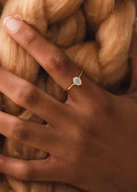 Ava Ring in Opal