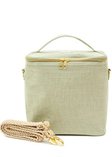 SoYoung Linen Sage Green Lunch Poche