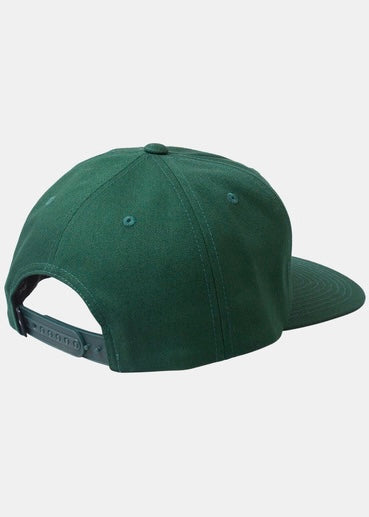 Freeman Snapback Hat in Hunter Green