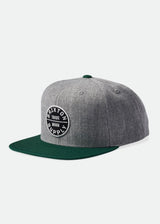 Oath III Snapback - Heather Grey & Spruce