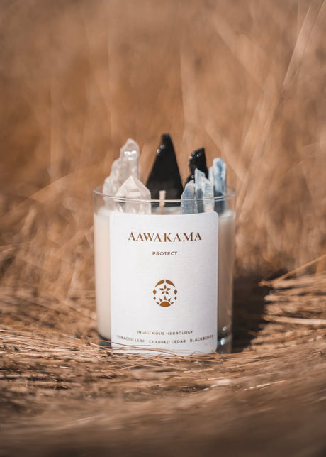 AAWAKAMA Protect Crystal Candle