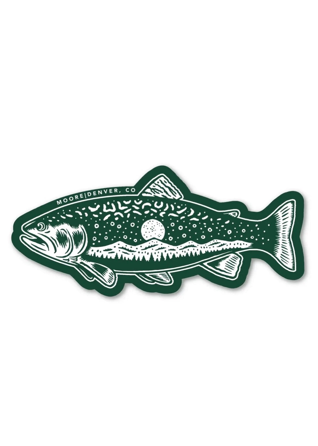 Moore Collection Trout Sticker