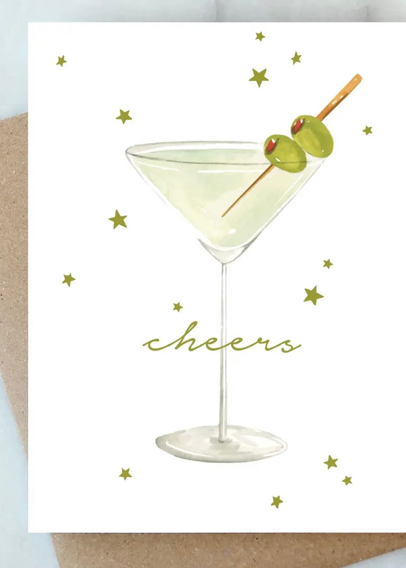 Martini Cheers Card
