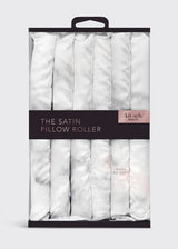 Satin Heatless Pillow Rollers 6 Pack - Soft Marble