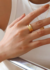 Curved Open Band Ring
