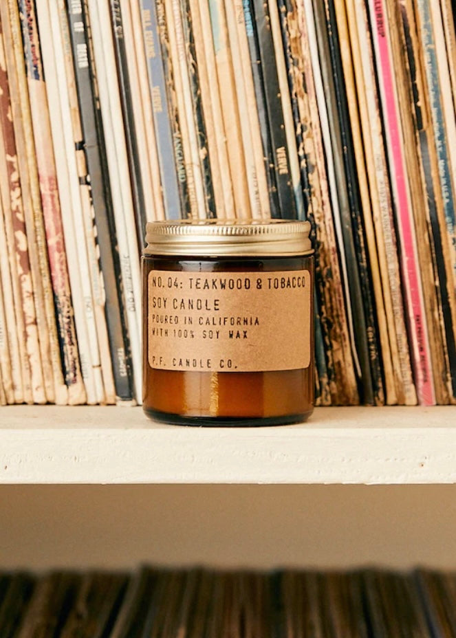 Teakwood & Tobacco Candle - 3.5 oz Mini