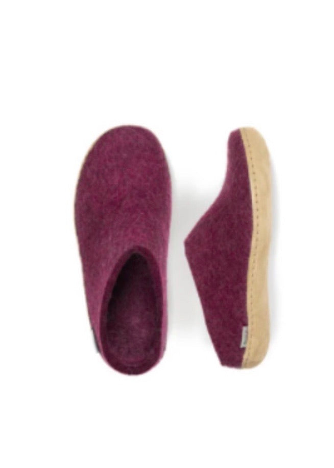 Slip On Slippers - Cranberry