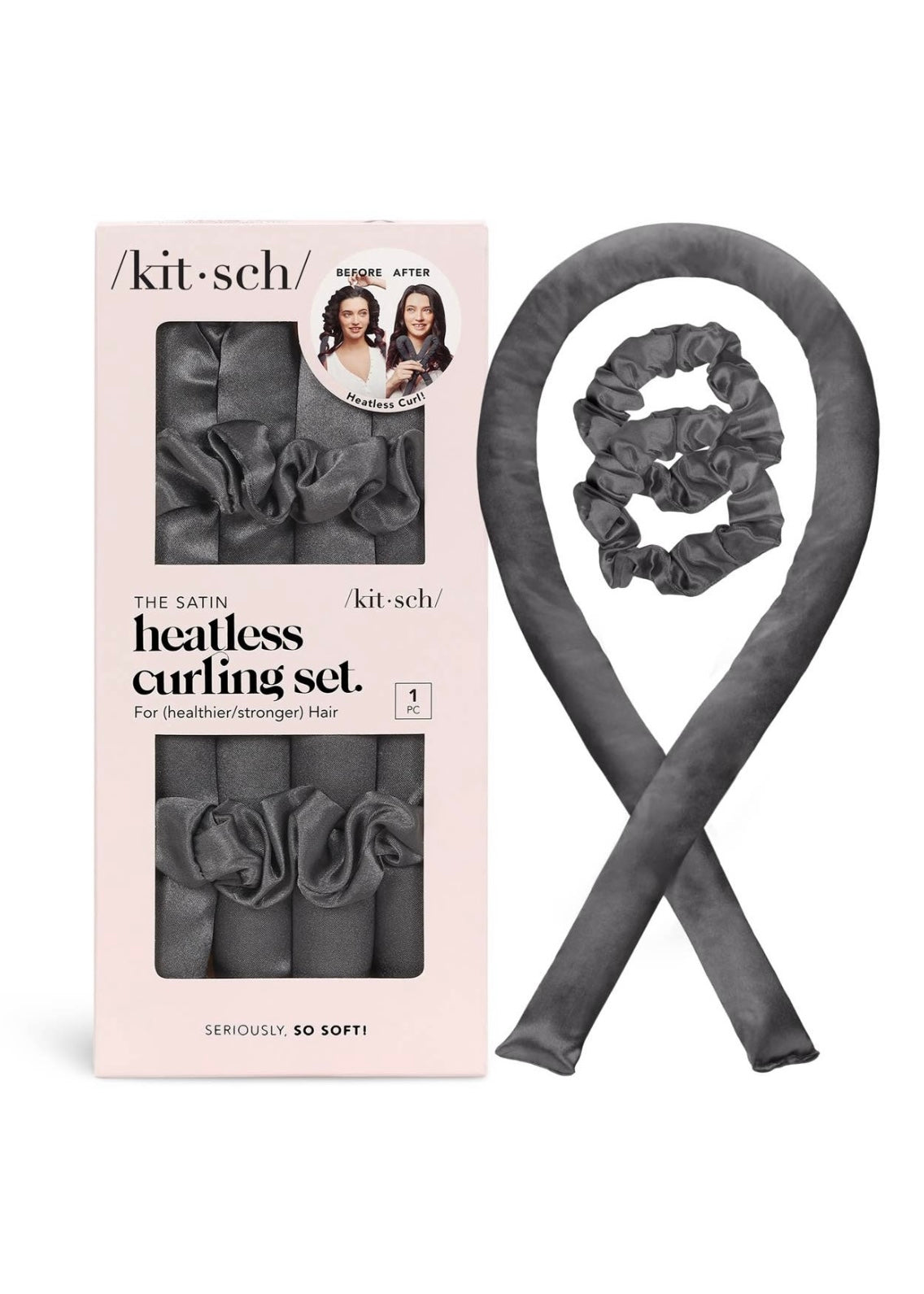 Satin Heatless Curling Set