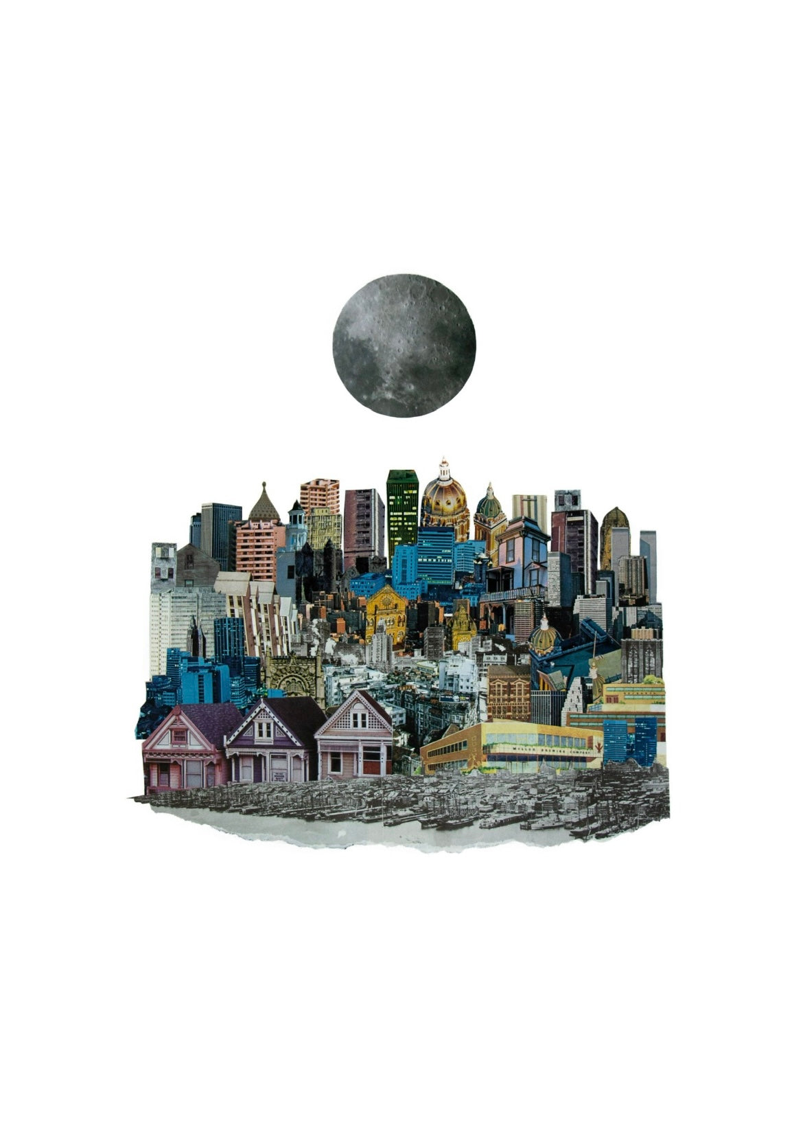 The City Sleeps" Print 13 x 19