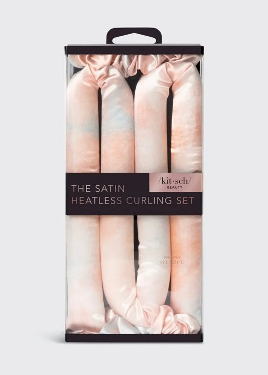 Satin Heatless Curling Set