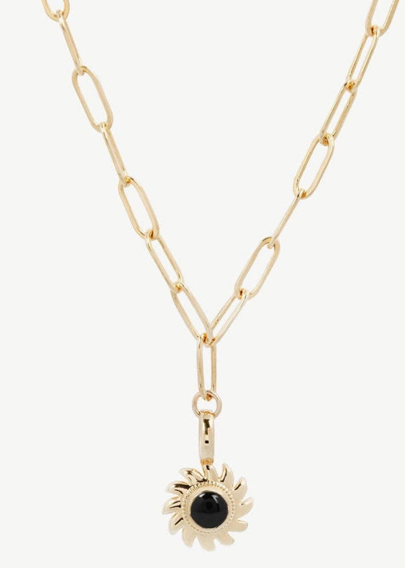 Ray Necklace in Black Onyx