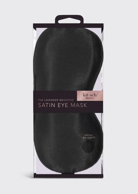 Lavender Weighted Satin Eye Mask