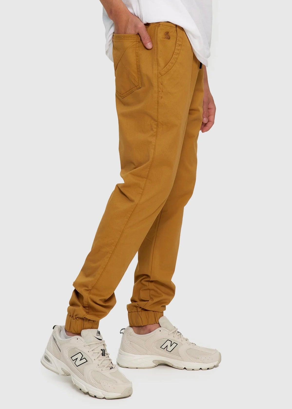 Midweight Chino Jogger - Gold